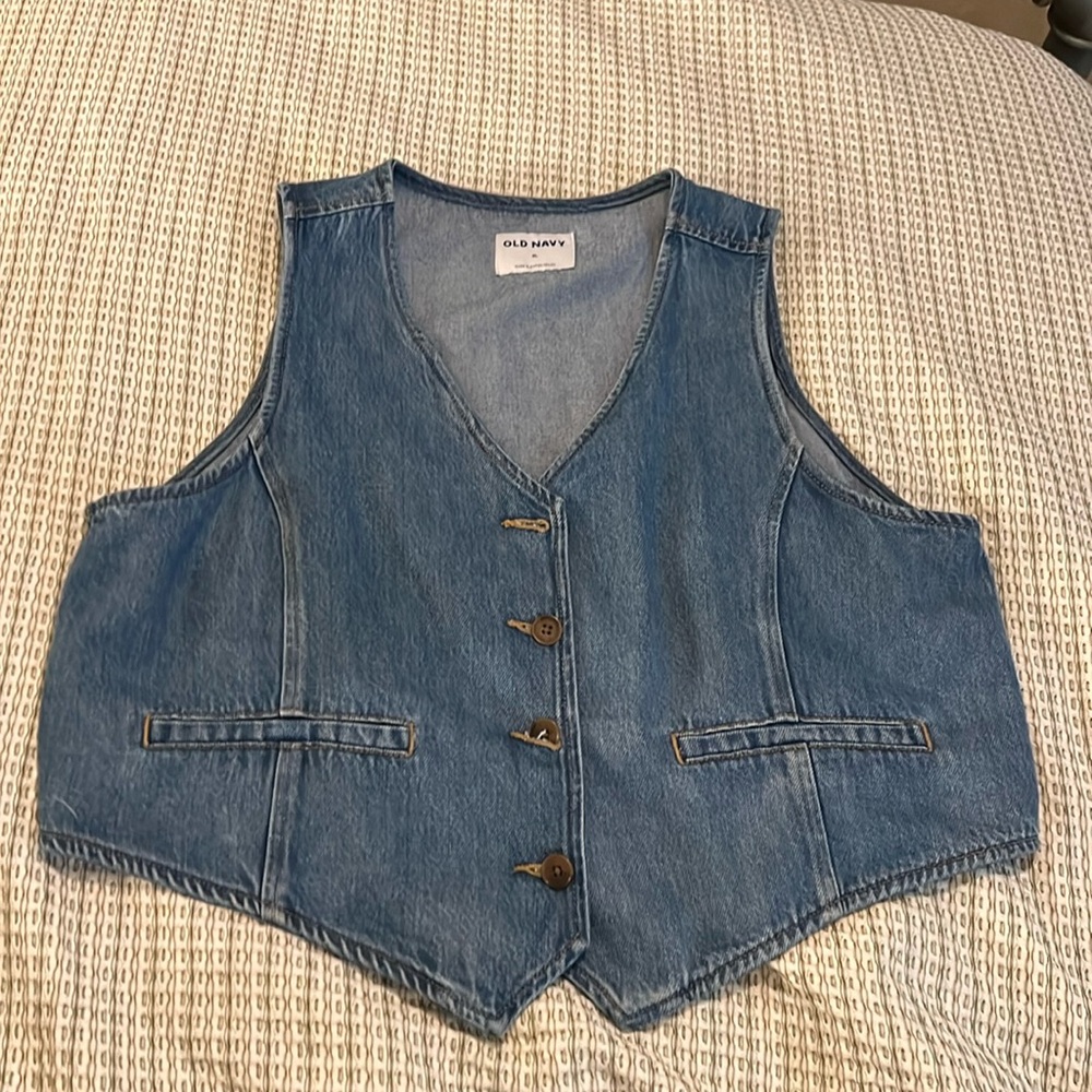 Denim vest